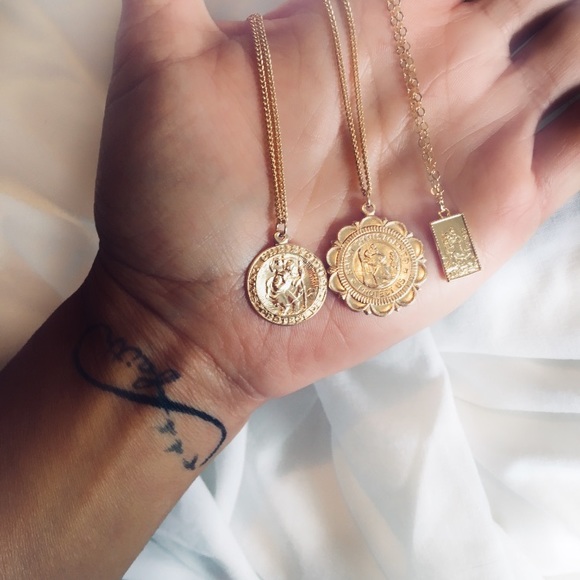 Dainty Saint Christopher Dog Tag Necklace - Picture 8 of 8